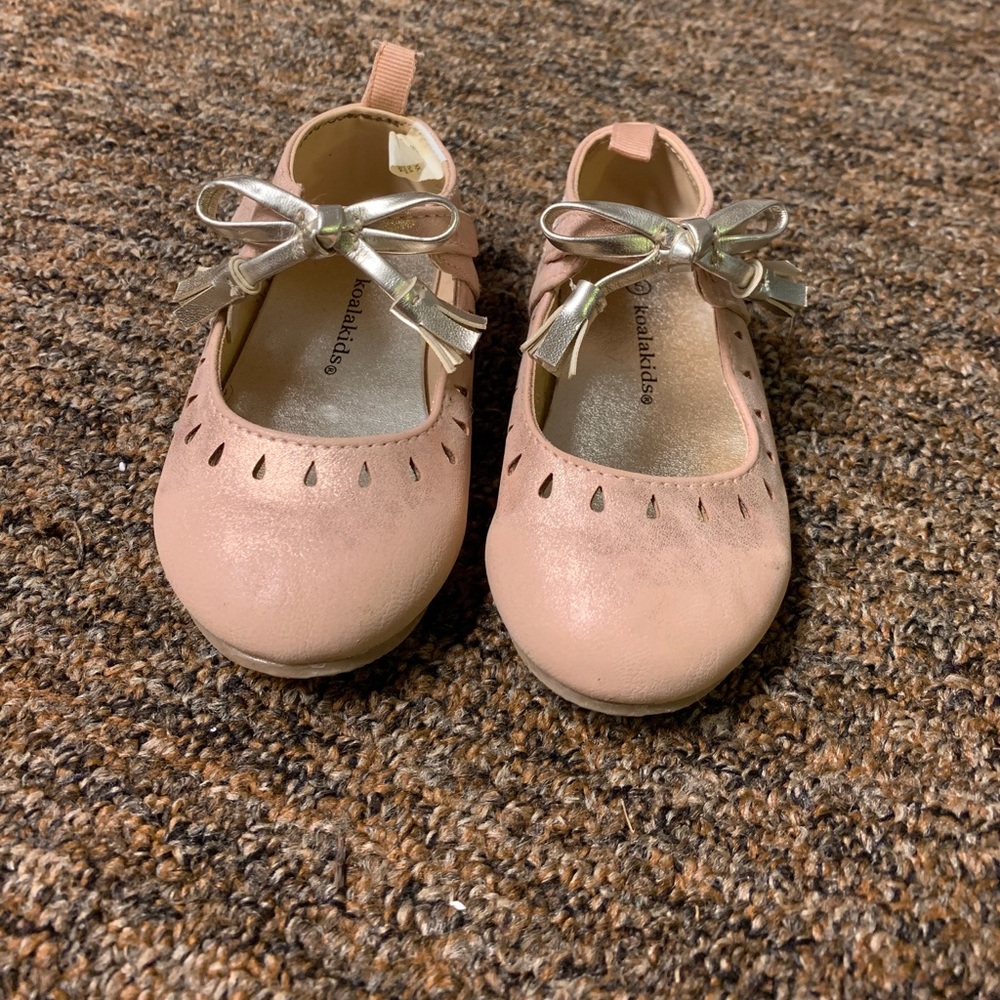 Pink Gold Dusted Dress Shoes